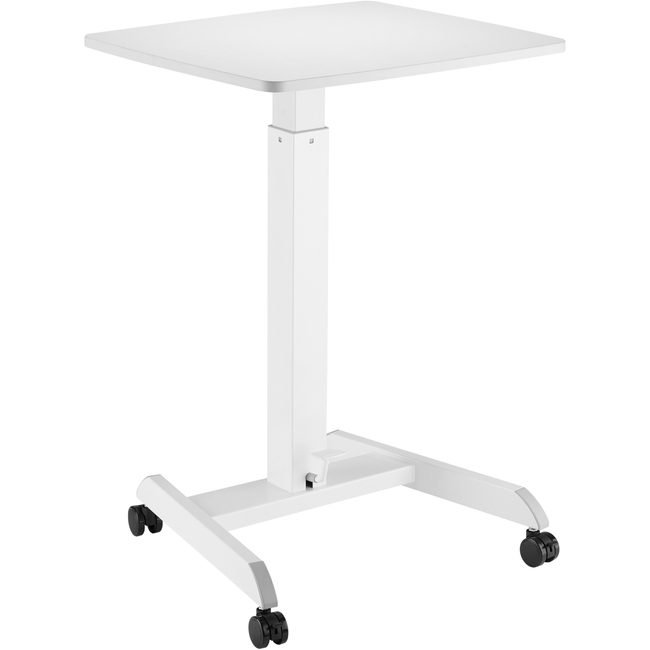 Kantek Desk Sit/Stand Mobile White KTKSTS300W