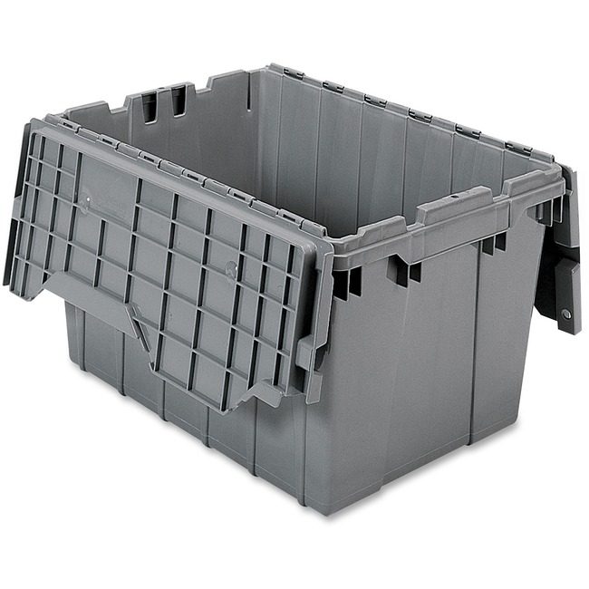Akro-Mils Box 12 GAL Attached Lid AKM39120GREY
