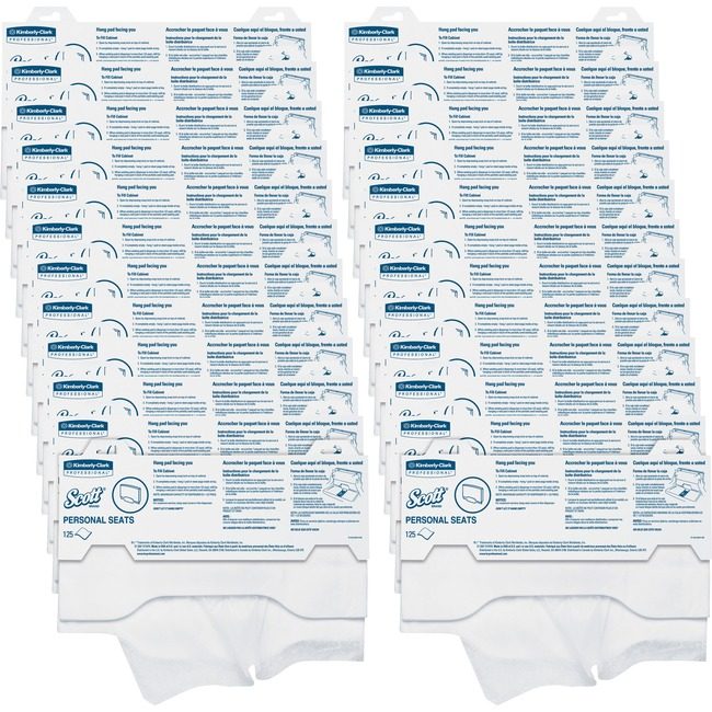 Kimberly-Clark Professional Kleenex / Scott / WypAll / Kimtech Cover Toilet Seat 125/PK KCC07410CT