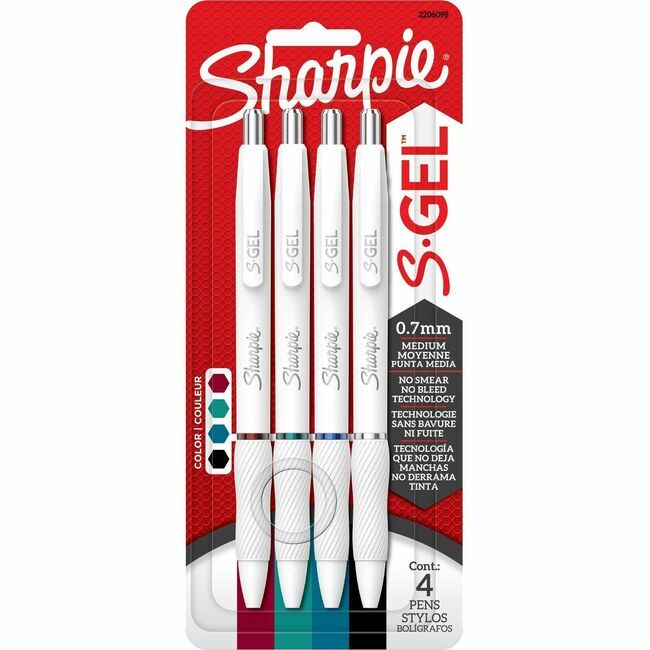 Sharpie / Expo / Prismacolor / Sanford Newell Brands / Sanford Sharpie / Expo / Prismacolor / Pen S-Gel White Classic 4 Count SAN2206098