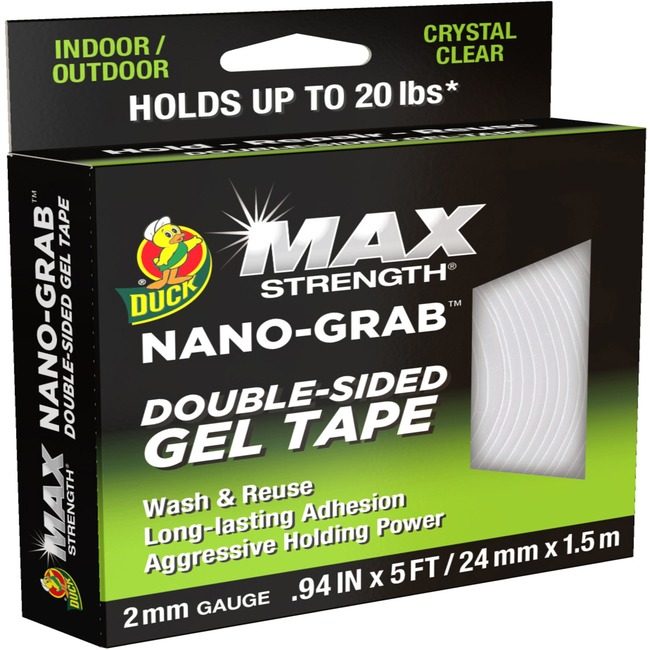 Shurtape Technologies Duck Brand Tape Nanograb Double 0.94X5 Clear DUC287264