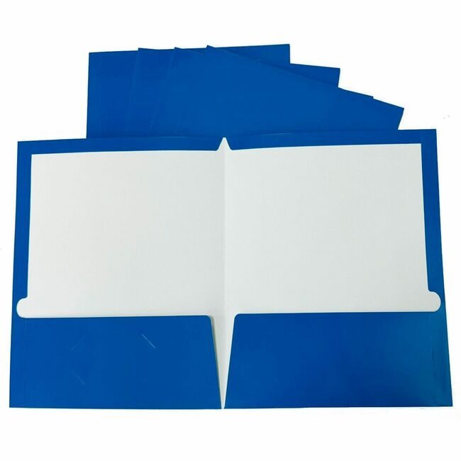 Business Source Folder 2POCKET Laminated Be BSN44423