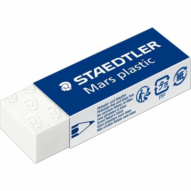 Staedtler Eraser Mars Plastic White STD52650