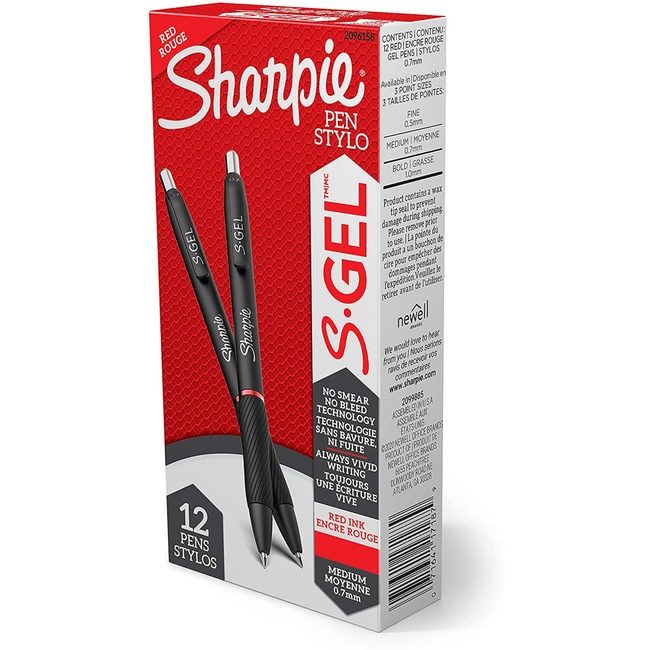 Sharpie / Expo / Prismacolor / Sanford Newell Brands / Sanford Sharpie / Expo / Prismacolor / Pen Shrpe Gel .7 Red Dz SAN2096158