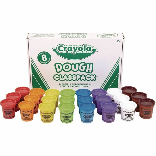 Crayola LLC CLASSPACK 3OZ 24CT DOUGH 4PK CYO570171