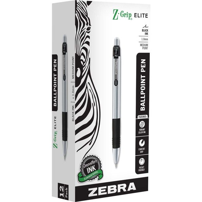 Zebra Pen Corporation Z-Grip Metal Rt Bp 1. ZEB27010
