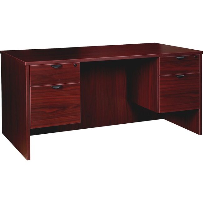 Lorell Desk 3/4 Double Ped 30X60 My LLRPD3060QDPMY