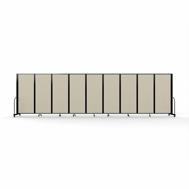 Screenflex Divider 610"HX251"W Sd Black SCXFSH6109BSND