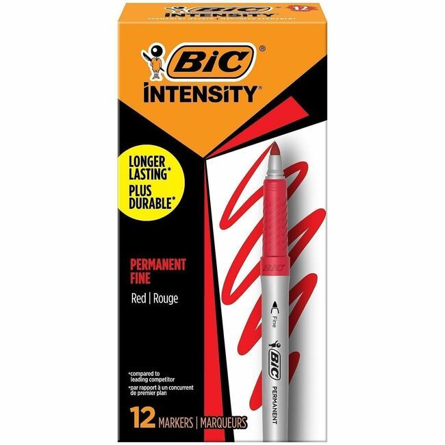 BIC Corporation Marker Perm Grpstr Red BICGPM11-RD