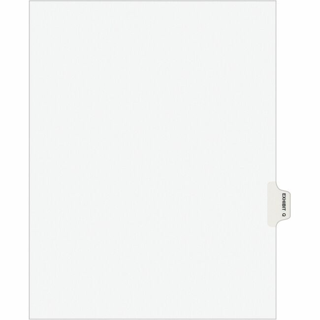 Avery Products Corporation Index Legal Sdtab Exhbt Q AVE01387