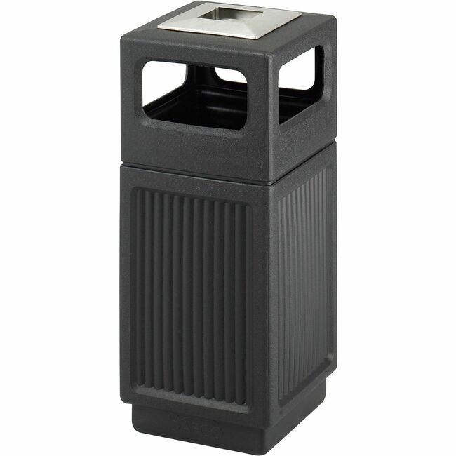 Safco Products Receptacle 15 GAL Ash Urn SAF9474BL
