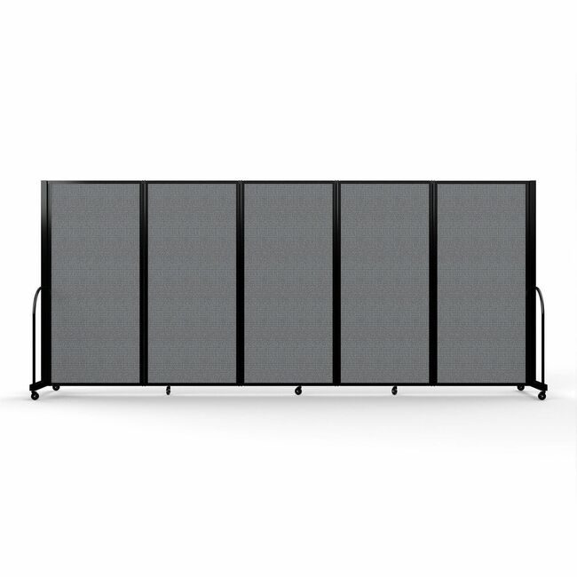 Screenflex Divider 6HX141"W Gray Bkfr SCXFSH605BDG