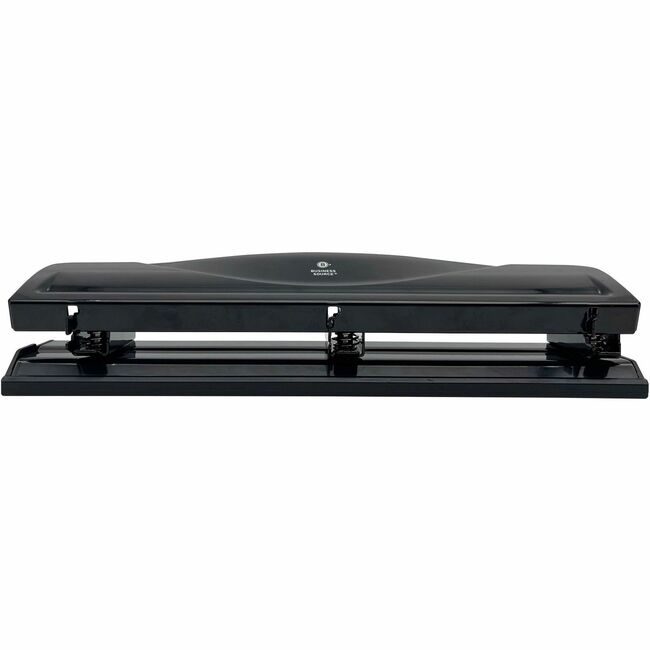 Business Source Punch Fixed 3-HOLE 11SH Black BSN65655