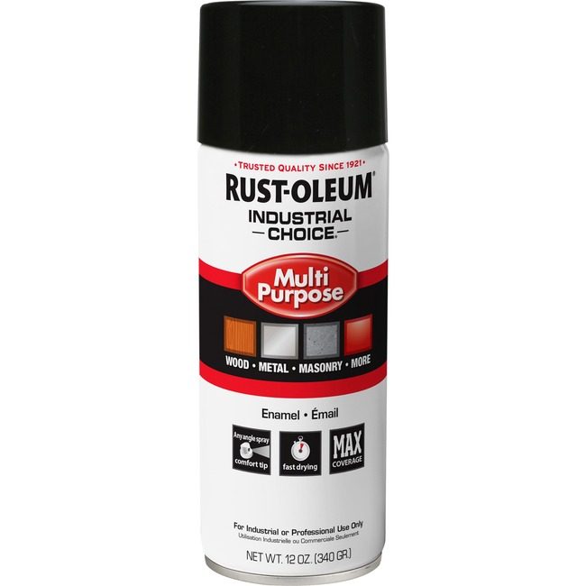 Rust-Oleum Spray Paint Gloss Black 12OZ RST1679830V