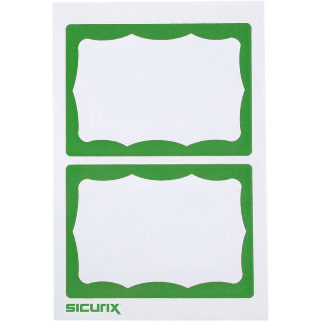 Baumgartens Badge Adhsve Grn Brdr 100 Count BAU67646