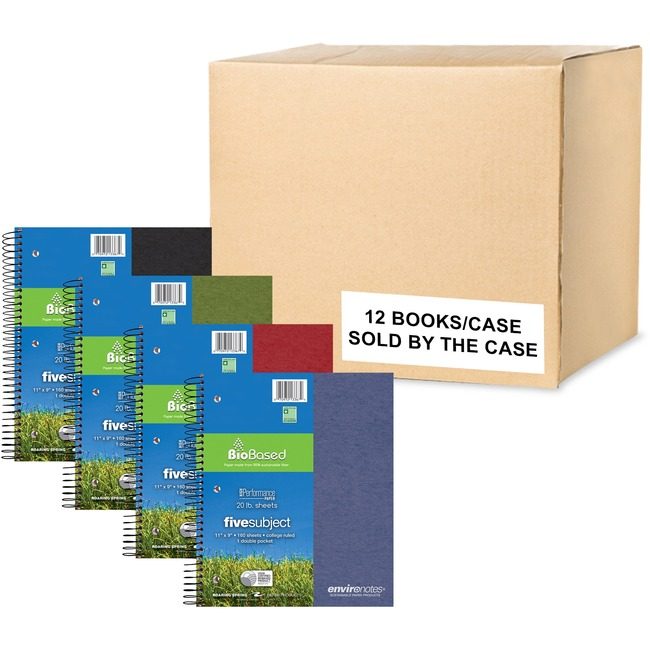 Roaring Spring Paper Products Notebook Enviro 5SUB 11X9 ROA13367CS