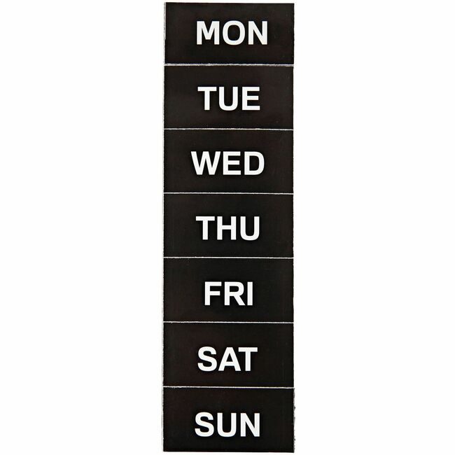 Bi-silque / MasterVision Magnet Tape Days 7 Pack White BVCFM1007