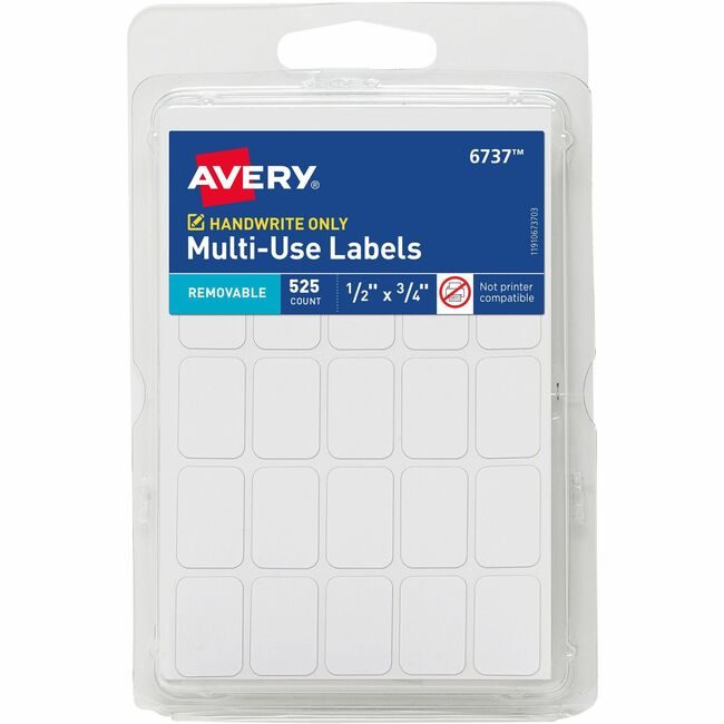 Avery Products Corporation Label Rem We 25UP AVE06737