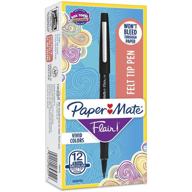 Newell Brands Paper Mate Pen Marker Flair Medium Black PAP8430152