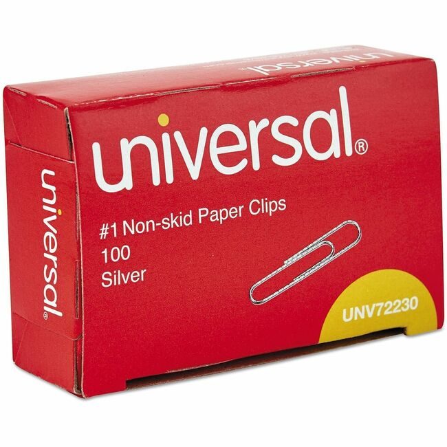 Universal Office Products Clip #1 Gem Nonskid 1K/PK UNV72230
