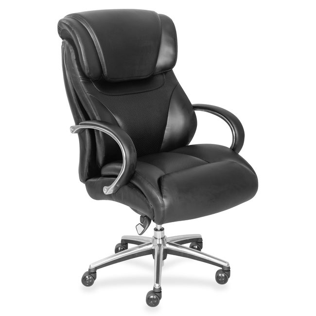 La-Z-Boy Chair Faux Leath Mid Black LZB48080
