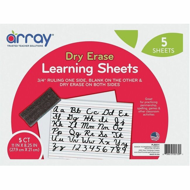 Dixon / Ticonderoga Dixon Ticonderoga Company / Dryers Lrng Shts Rld 5 Count DIXPLB8511