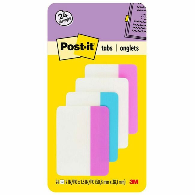 3M Company Tabs Post-It Solid 2" Assorted MMM686-PWAV