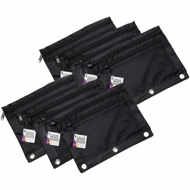 Charles Leonard Pouch Bnder Pncl 2PKT 6 Pack LEO76356