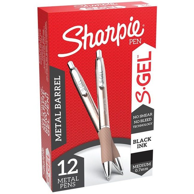Sharpie / Expo / Prismacolor / Sanford Newell Brands / Sanford Sharpie / Expo / Prismacolor / Pen S-Gel Champmtl .7MM Dz Bla SAN2147526