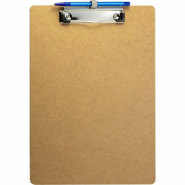 Officemate Clpbd Pen Hold Wood OIC83826