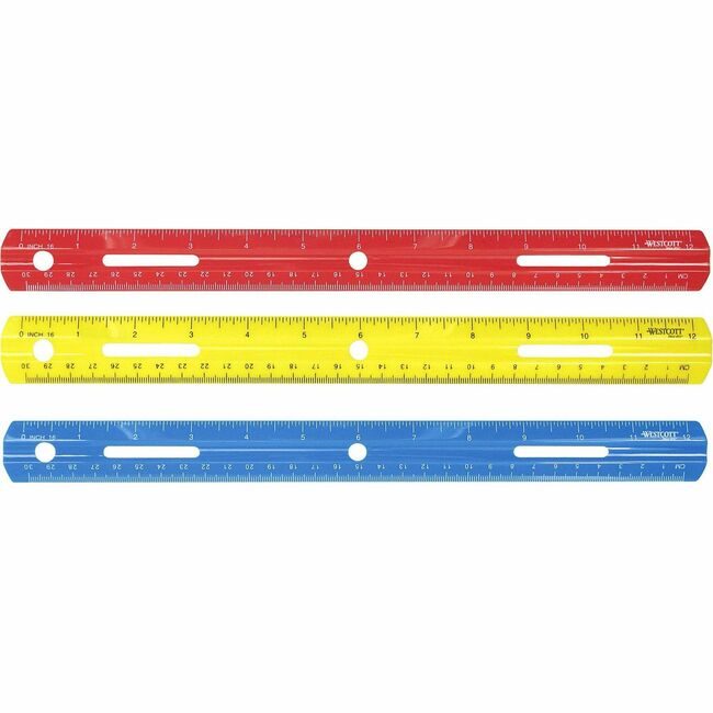 Westcott / Acme United Acme United Corporation Westcott / Ruler Plastic Durable 12" ACM10526