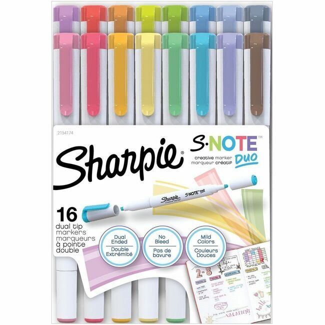 Sharpie / Expo / Prismacolor / Sanford Newell Brands / Sanford Sharpie / Expo / Prismacolor / Marker Shrp Snte Dl Assorted 16 SAN2154174