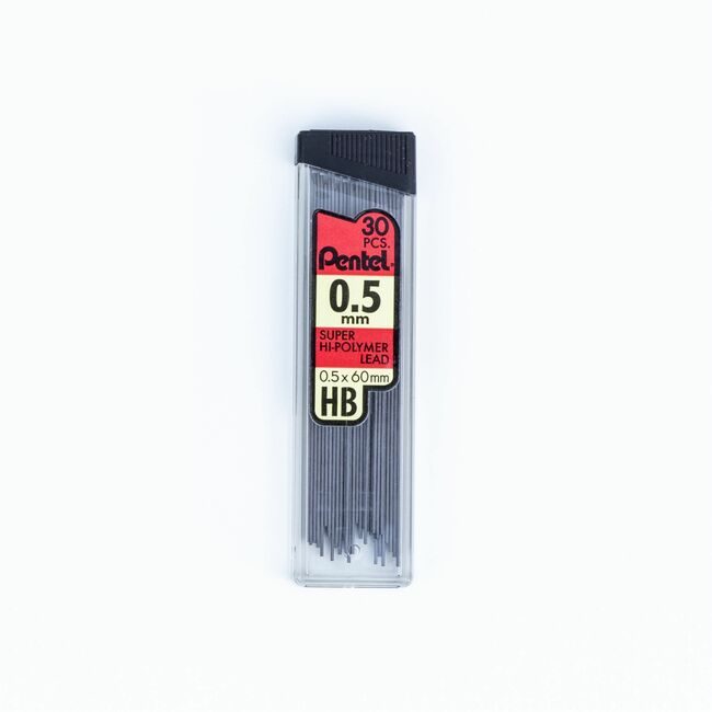 Pentel of America Refill Lead 0.5MM 30 Count PENC25HB