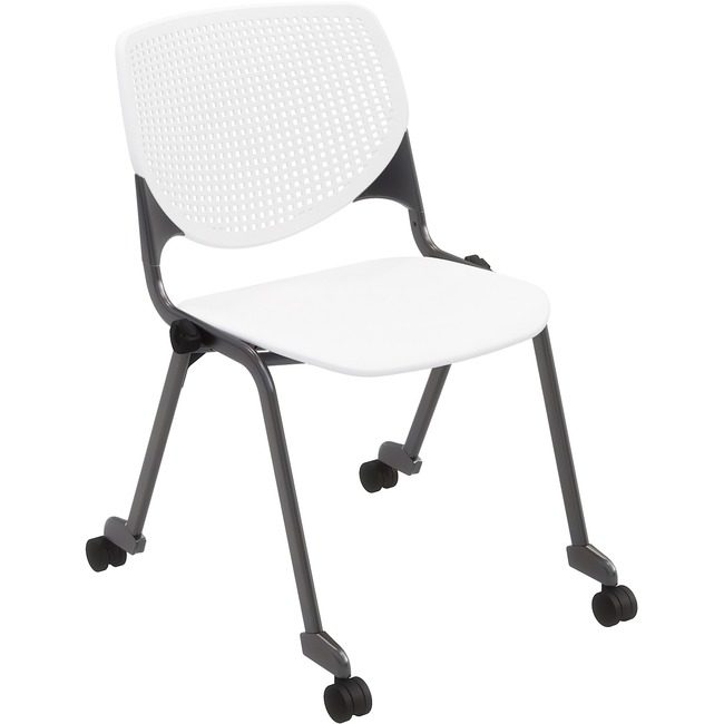 KFI Seating Chair Casters Stk White KFICS2300BKP08