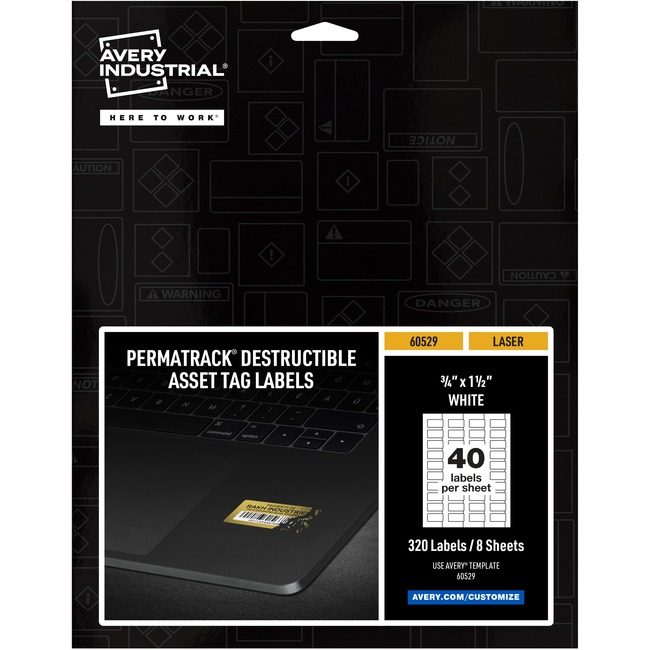 Avery Products Corporation Label Dst Asettg We 40UP AVE60529