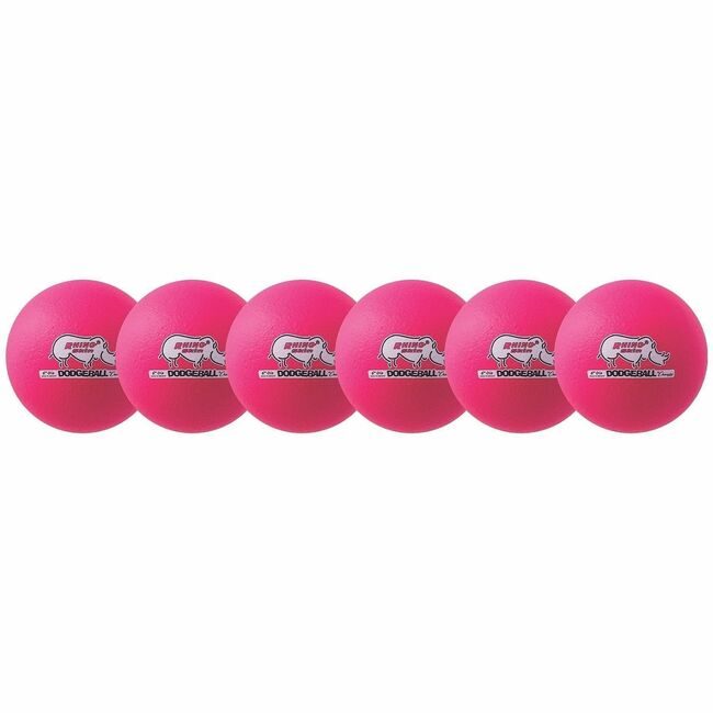 Champion Sports Dodgeball Foam Neonpink CSIRXD6NPSET