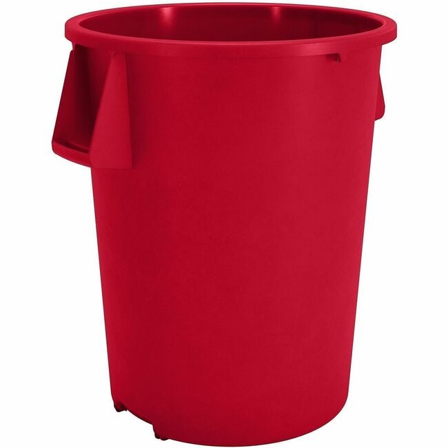 Carlisle FoodService Products Trash Container Rnd 44G Red CFS84104405CT