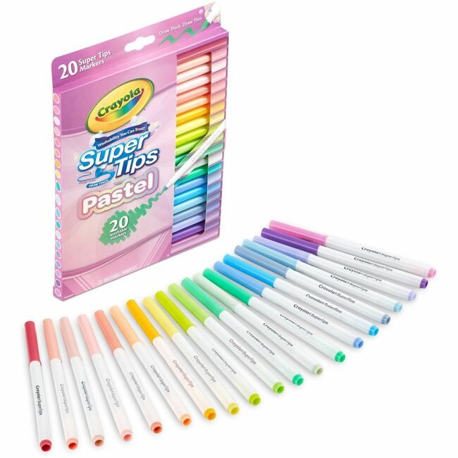 Crayola LLC Marker Pastel 20 Count CYO587516