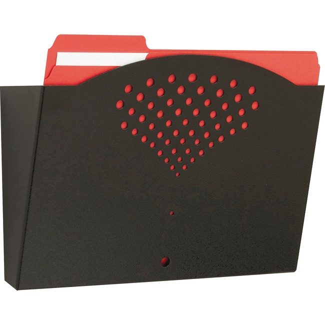 Safco Products File Wall Letter Sngl Black SAF3170BL