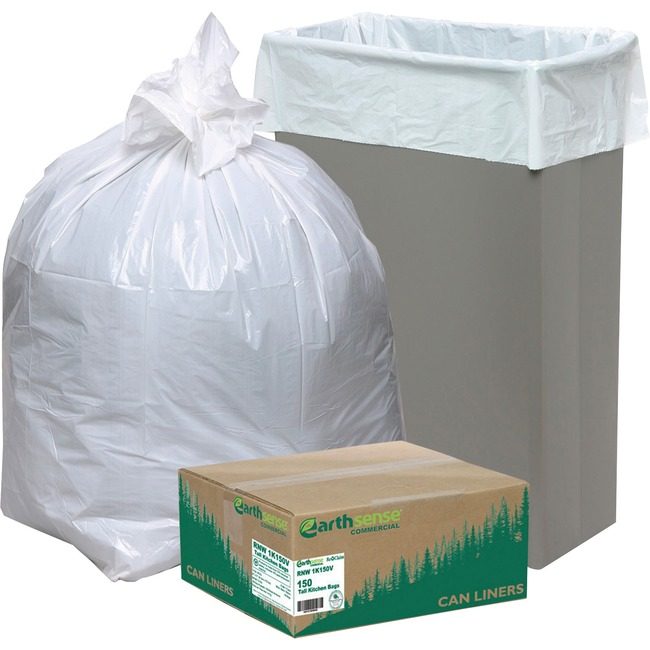 Berry Global Bags Trash Kitchen 13GAL White WBIRNW1K150V