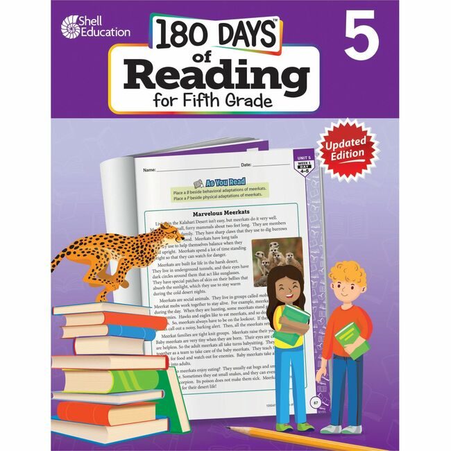 Teacher Created Materials / Shell Education Book 180 DAYS READ 2ND GR 5 SHL135047