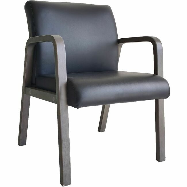 Lorell Chair Guest Wood Blk/Wc LLR40213