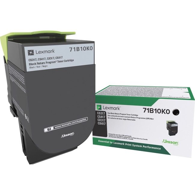 Lexmark International Crtdg CS/X317/417/517 Black LEX71B10K0