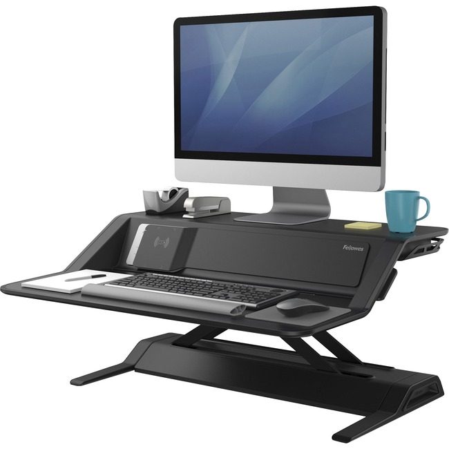 Fellowes Brands Workstation Sit-Stand Dx Black FEL8080301