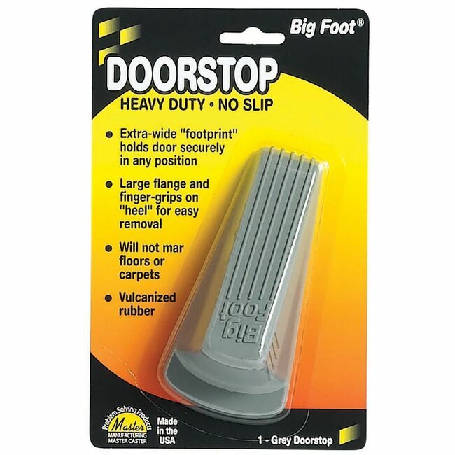 Master Manufacturing Doorstop Gray MAS00941