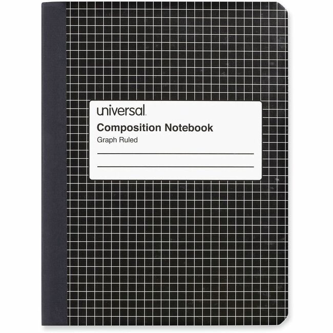 Universal Office Products Notebook Comp Quad Black UNV20950
