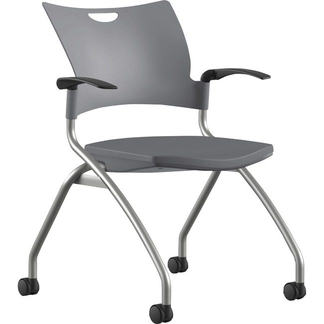9to5 Seating Chair Nstng Plastic Gy/Sr NTF1320A12SFP14