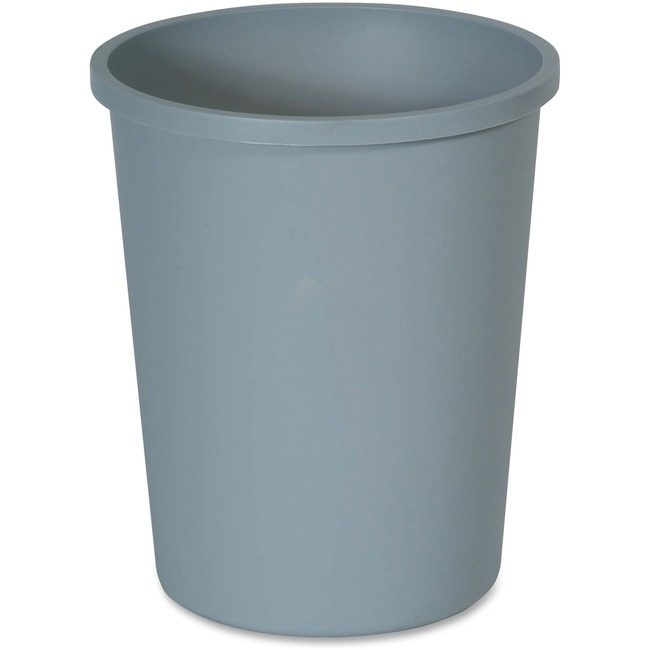 Rubbermaid Commercial Products Wastebasket Rnd Exlg Gray RCP2947GRA