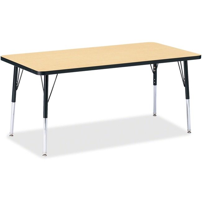 Jonti-Craft, Inc. Table Rectangle 30X60 Mp/Bk JNT6408JCA011