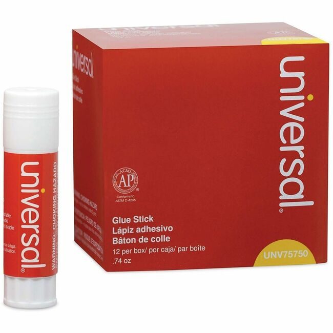 Universal Office Products Glue Stck .74OZ 12/PK UNV75750